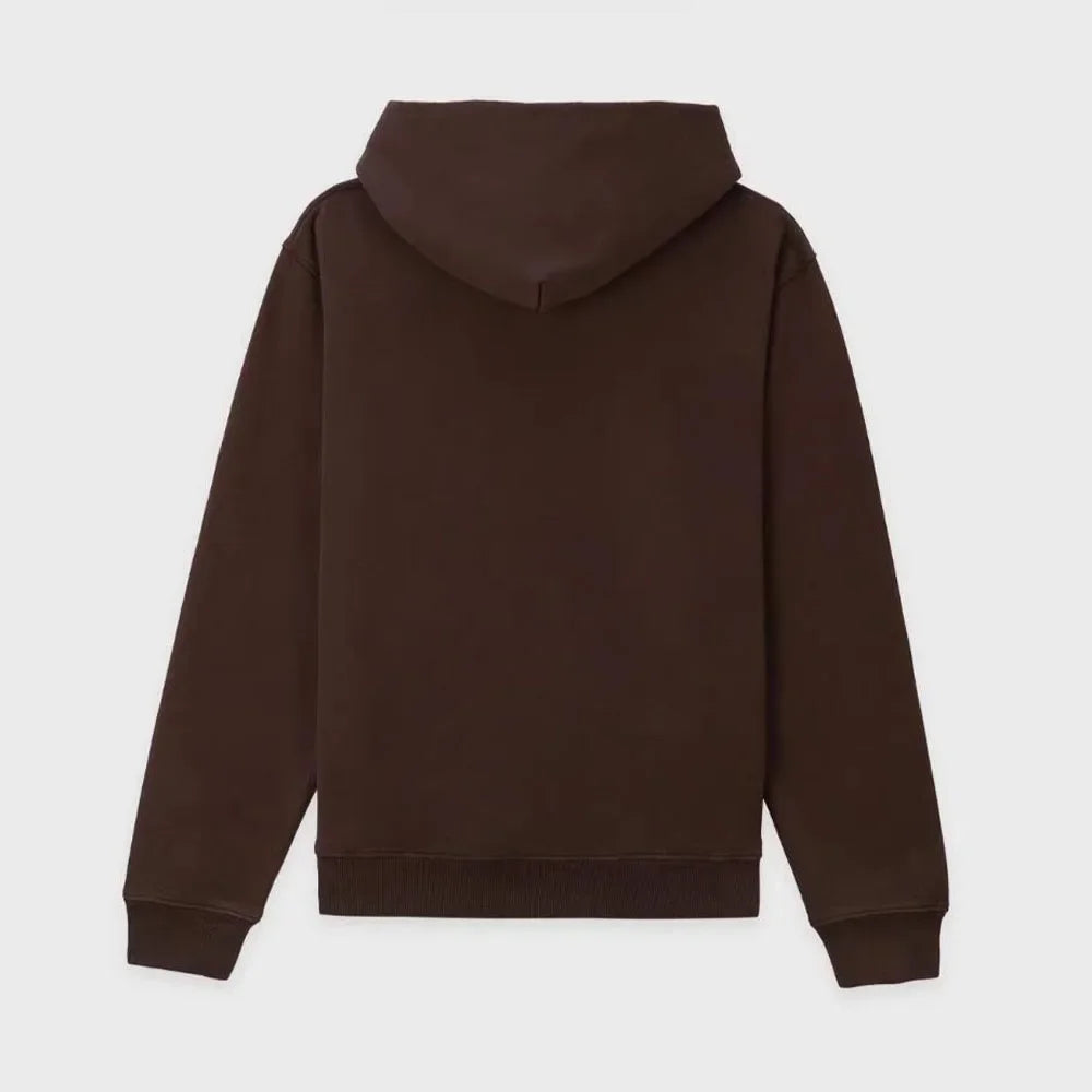 American Retro Style Coffee Long Sleeve Hooded Sweatshirt Spring Women Terry Cotton 90's Casual Jumpers Ins Fashion Y2K Hoodies - ATFH