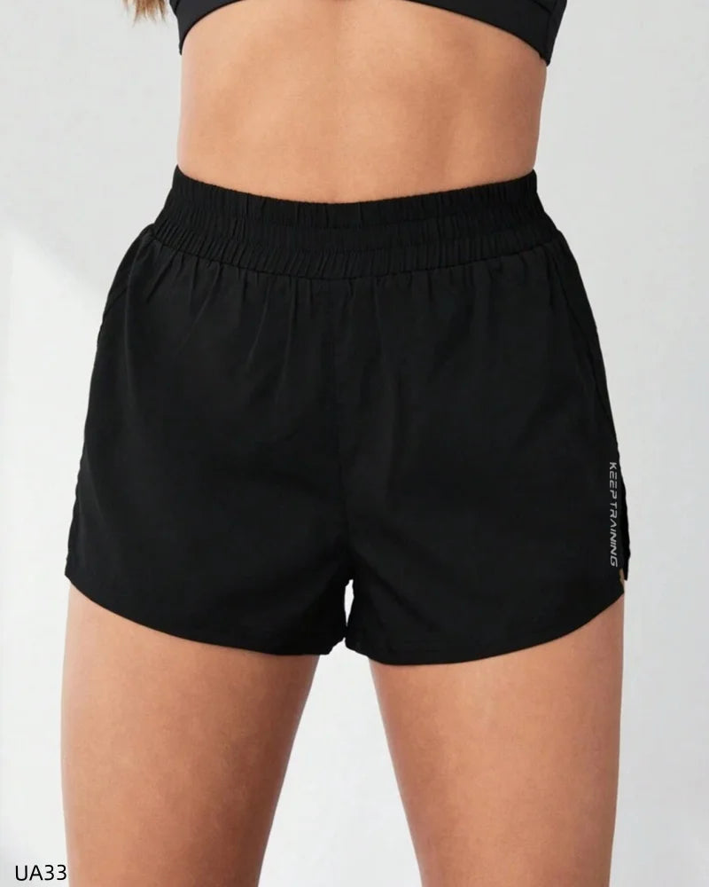 Women's Athletic Shorts - Elastic Waist Built-in Liner, Quick-Dry Breathable, Perfect for Gym Yoga Running Daily Wear Tahsi Fashion House