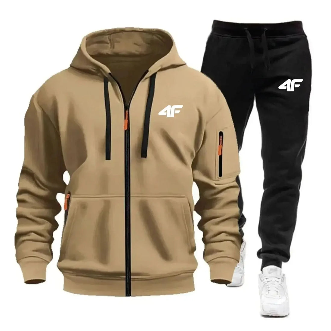 Sets for Men Two Piece Outdoors Mens Tracksuit Set Hot Sales Sportswear Man Sweatpants Hoodie Fashion Comfortable Casual Jogging - ATFH
