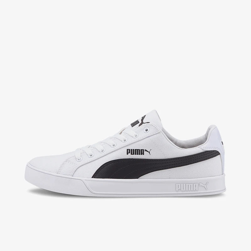 Puma genuine Smash Vulc Men's and Women's Lightweight Low-top Casual Shoes 374754-01