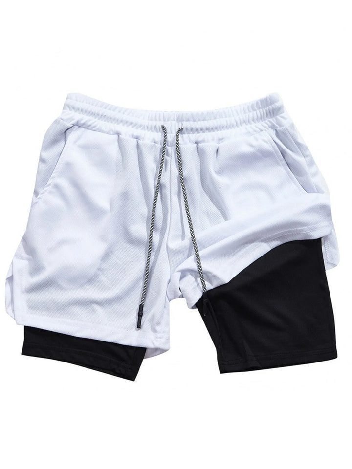 2026 Summer Sports Shorts 2-in-1 Gym Running Shorts Slow Running Casual Sportswear Fitness Double Layer Shorts