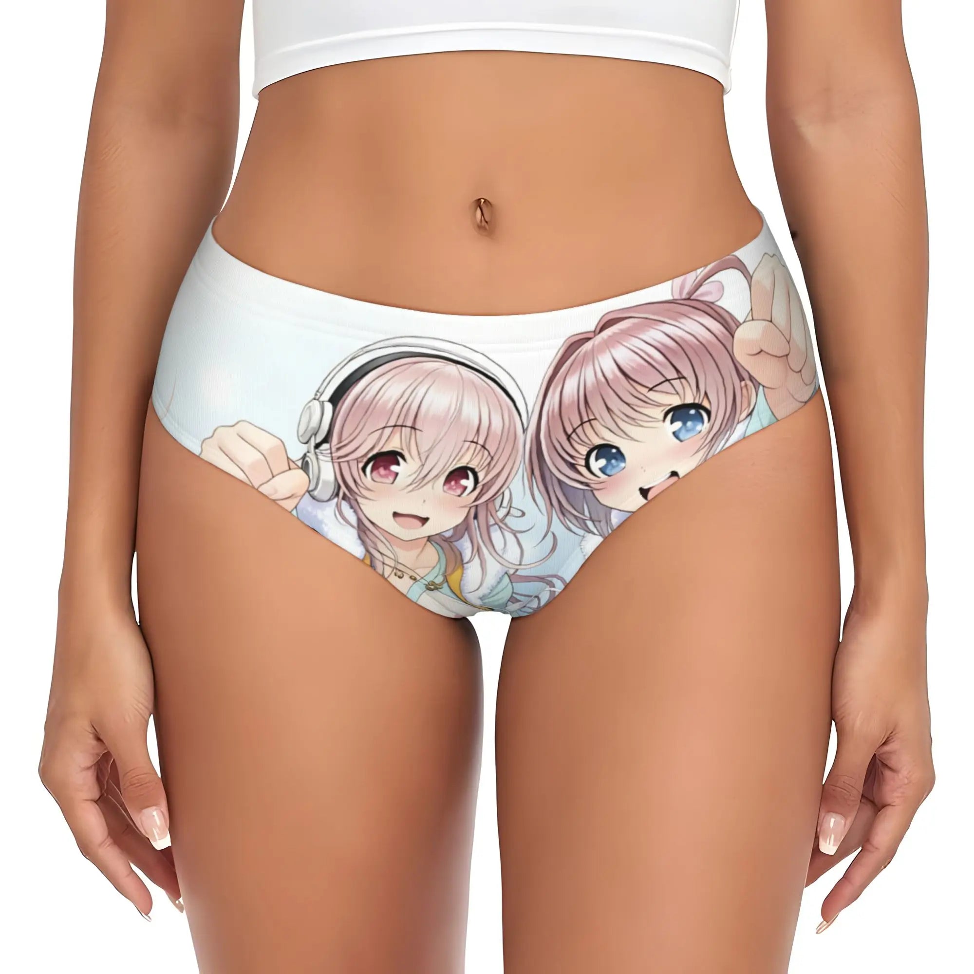 Super Sonico Anime Kawaii Girl Brief Panties Women Comfort Stretch  Underwear
