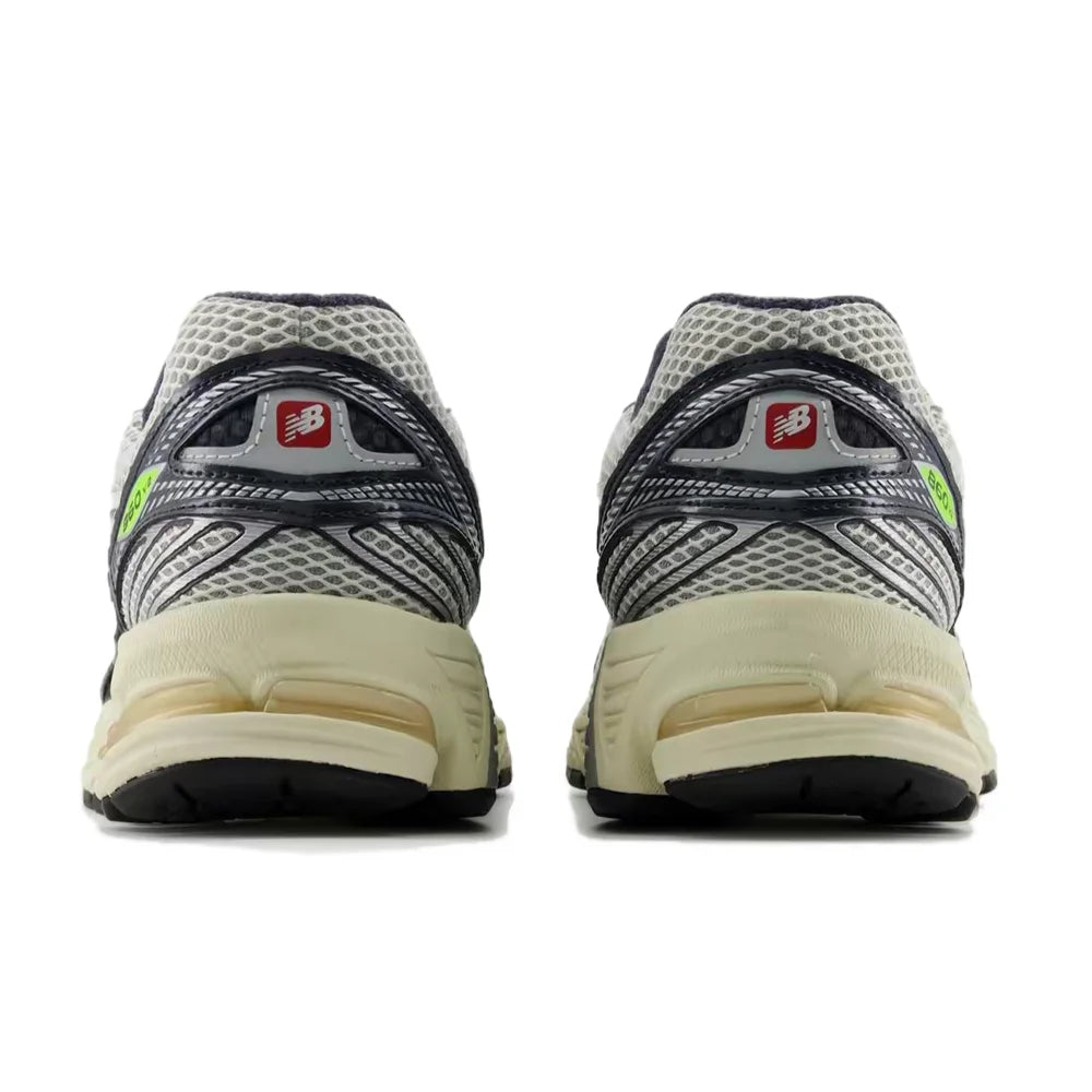 New Balance 860 v2: Stylish, Versatile, Durable, and Cushioned Low-Top Running Shoes for Men and Women—White and Black ML860SN2