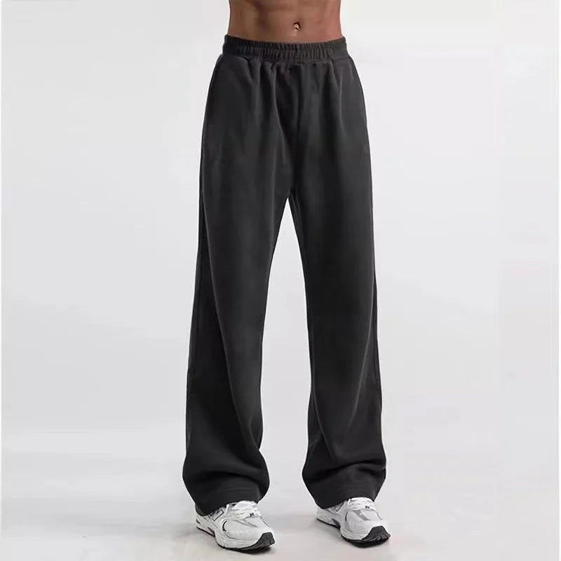 Men jogging pants baggy pants neutral breathable baggy outdoor pants fashion design jogging pants 2026 new sweatpants