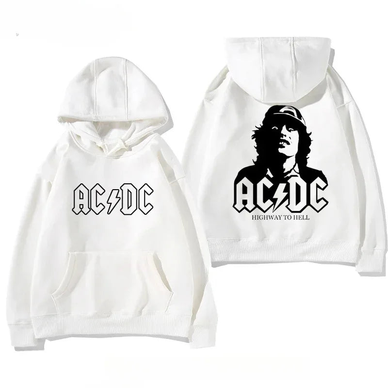 Men's hooded autumn and winter sweatshirts hooded sweatshirts casual retro long-sleeved adult sweatshirts - ATFH