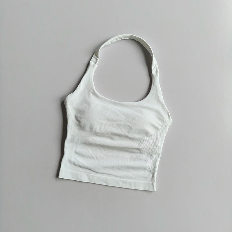 Halter Yoga Vest, Shockproof Running Sports, High-Strength Sports Underwear, Fitness, Pilates Suspender, Beautiful Back, Autumn - ATFH