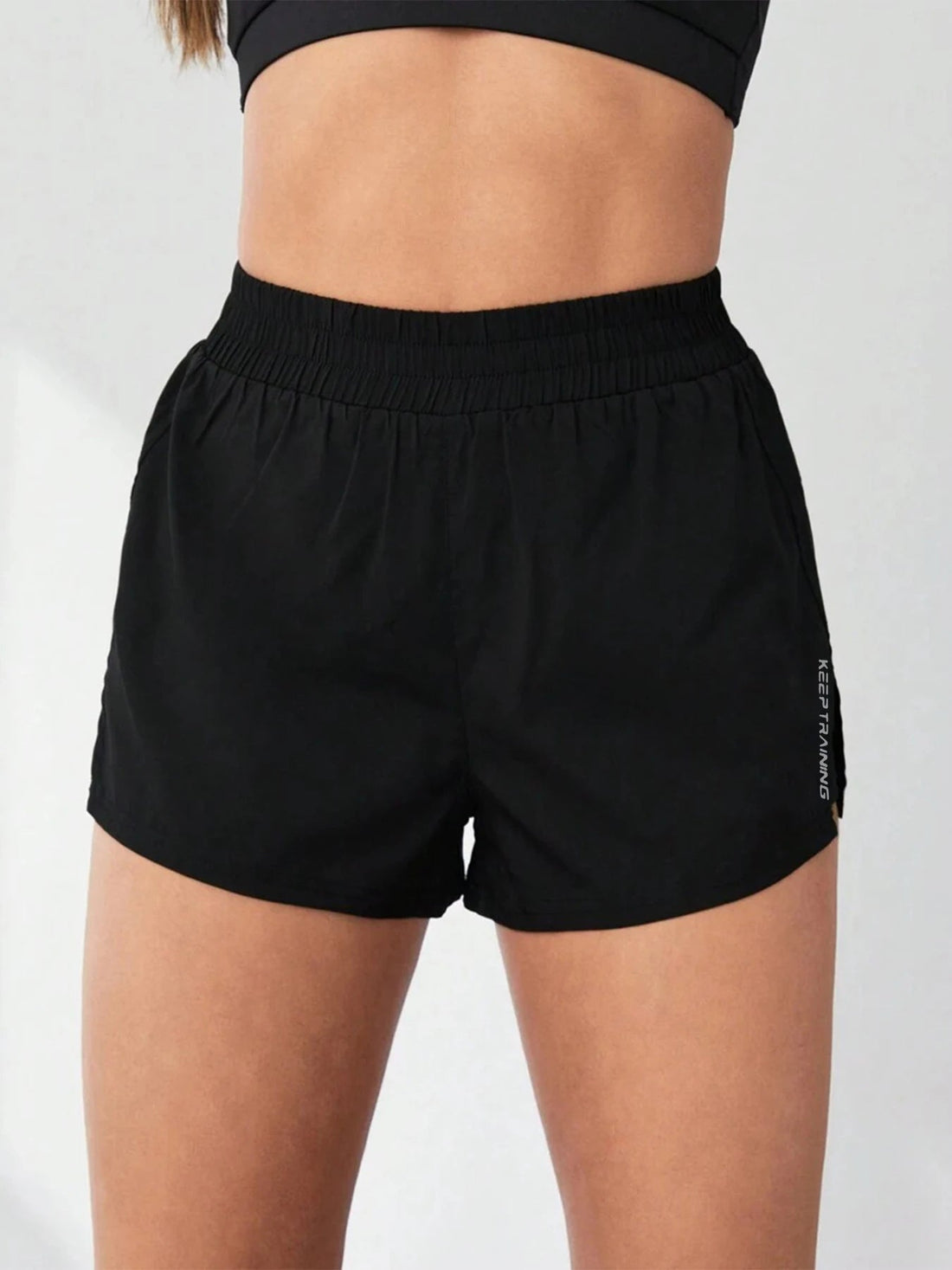 2026 New Style Faux Two-Piece Anti-Exposure Yoga Shorts Sports Shorts Running Fitness Tennis Casual Basic Sports Pants Women's Tahsi Fashion House