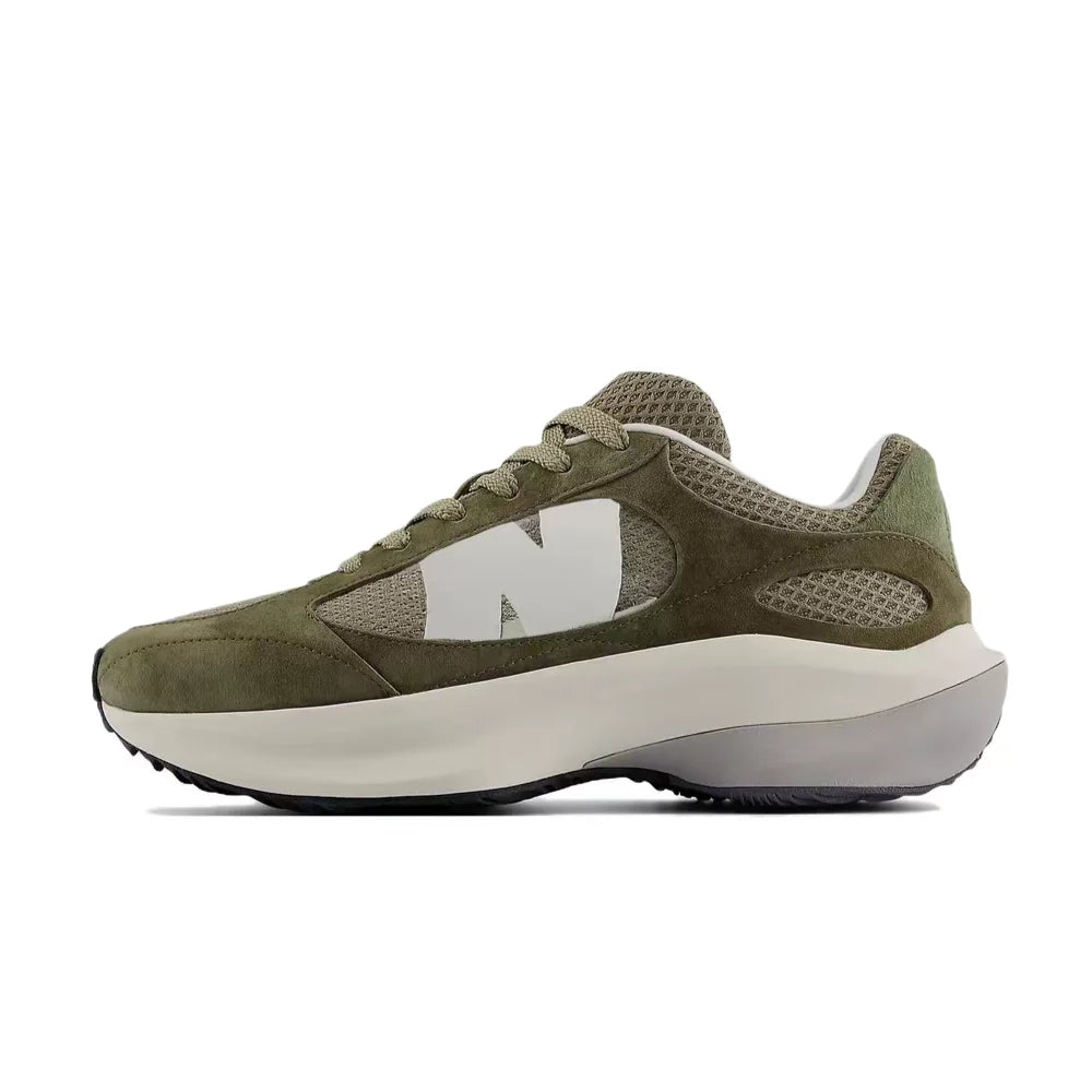 New Balance Warped Runner Retro Stability and Responsive Cushioning Low-Top Running Shoes, Unisex, Army Green UWRPDCCC