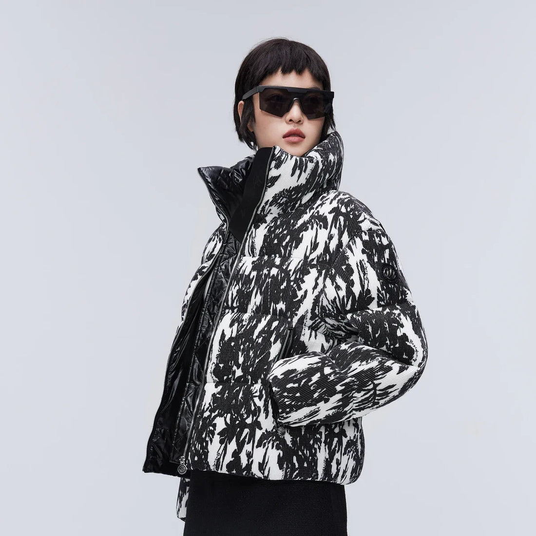 BOSIDENG Winter 90% Goose Down Jacket for Women Snow Jacket stand collar jacket deep winter Puffer Jackets Light Warm ATFH