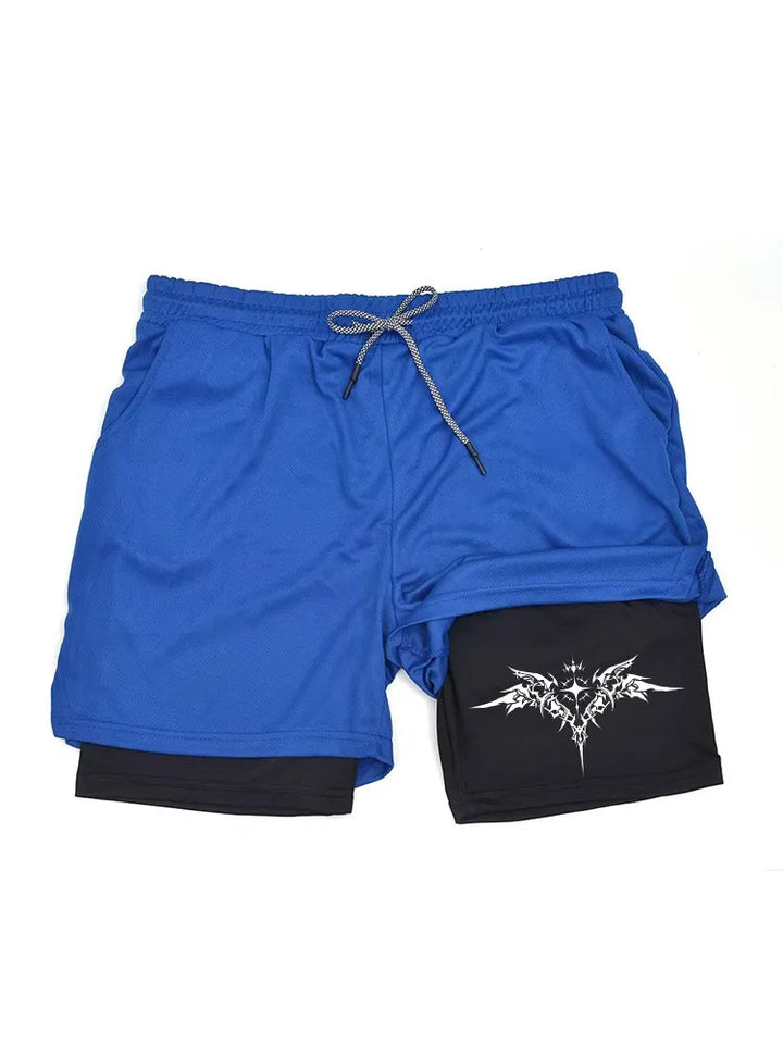 New sports shorts 2 in 1, male, breathable and informal sportswear, double layer, running, M-3XL basketball