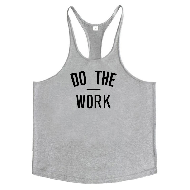 Running Vests Men Cotton Loose Fit Gym Stringer Tank Tops Mens Fitness Sporting Singlets Bodybuilding Sleeveless Shirt Clothing