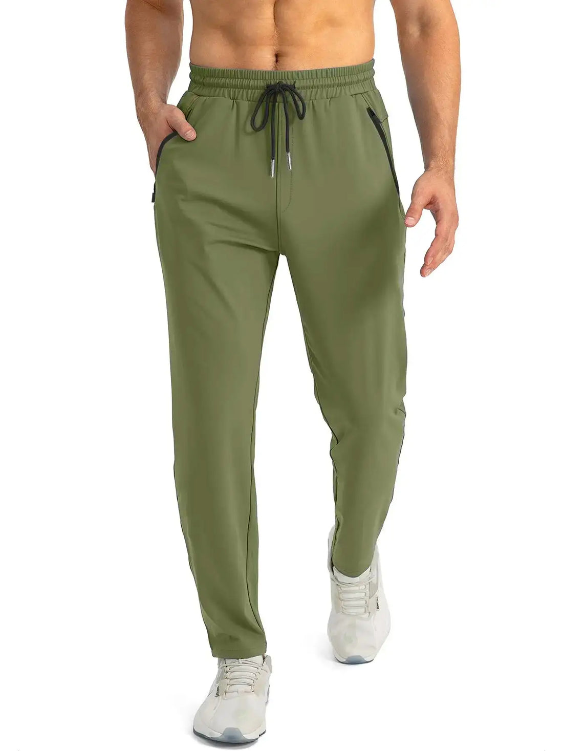 Men's sports pants, quick drying, loose fit, spring and summer running, outdoor casual pants, workwear