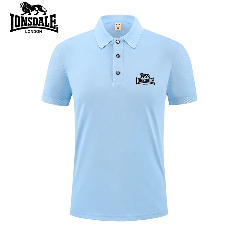 Men's Golf Polo Shirt 2026 New Summer Casual Breathable Short Sleeve Collar Business Shirt Golf Men's Top