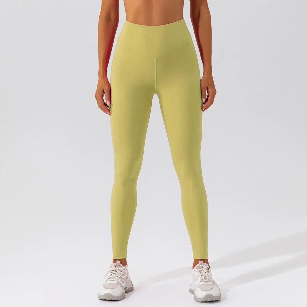 Sports Pants Lines Lifting Buttocks Sports Tight Pants Women's Breathable Quick-drying Elastic Fitness Pants Runnings Yoga Pants - ATFH