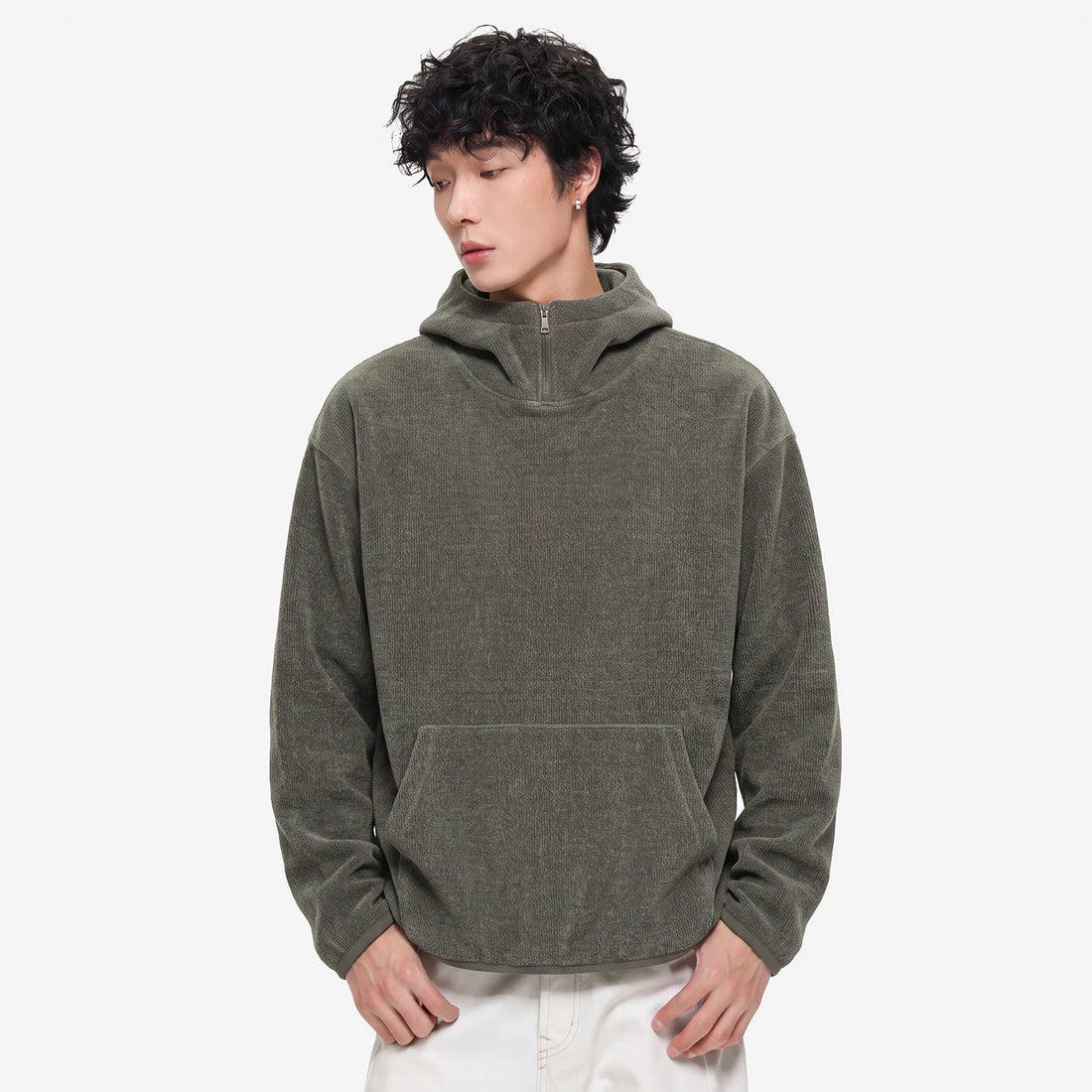 Spring Autumn Hooded Sweatshirts Men Streetwear Fashion Casual Loose Pullover Hoodies Sweatshirts Campus Boys Vintage Hoody Tops