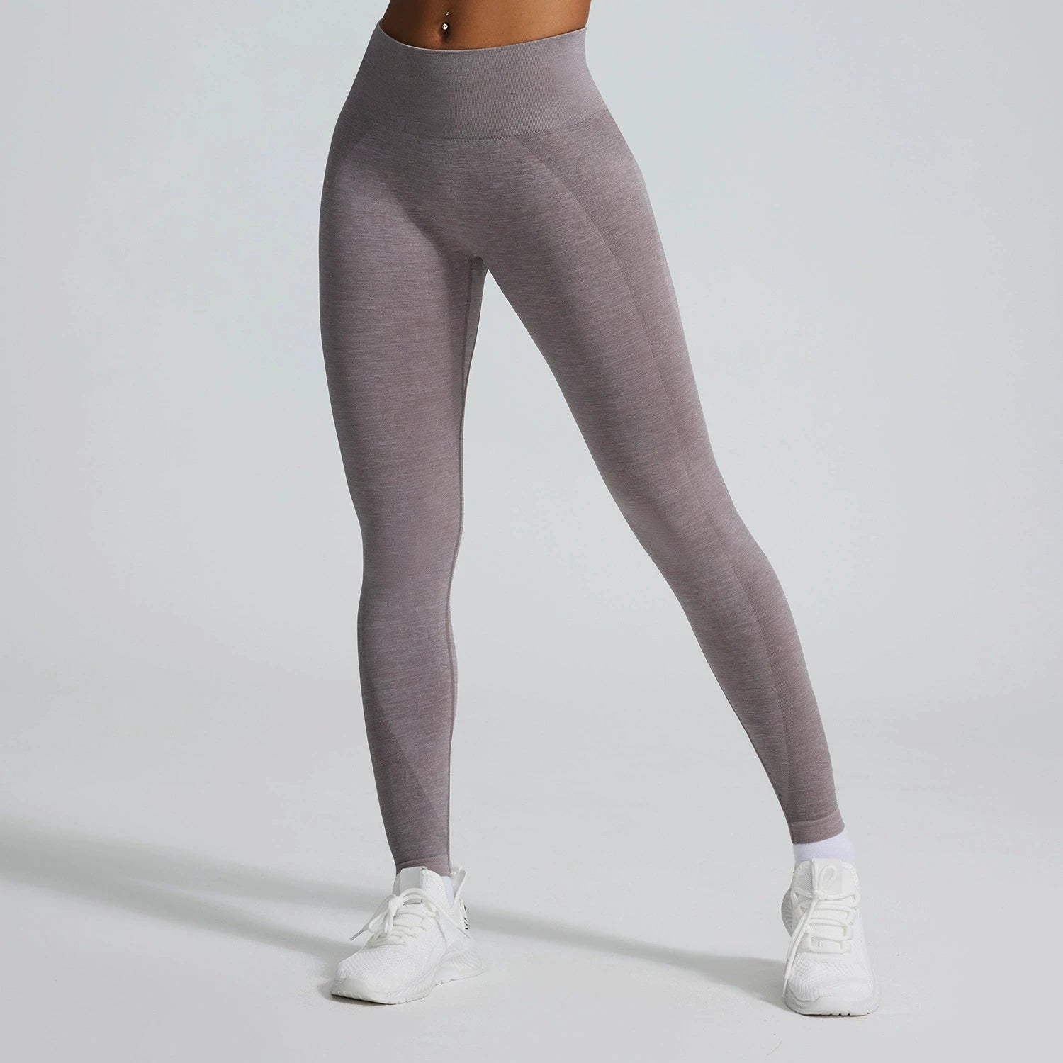 Seamless Stretch Sports Leggings Women's High Waisted Yoga Pants Gym Clothing Women Sexy Push Up Fitness Running Workout Tights - ATFH