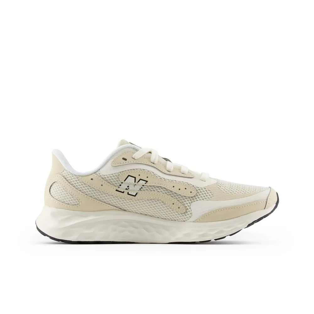 New Balance NB Fresh Foam Arishi v4 Men's Snug Lightweight Rebound Low-Top Casual Running Shoes, Off-White MARISTC4
