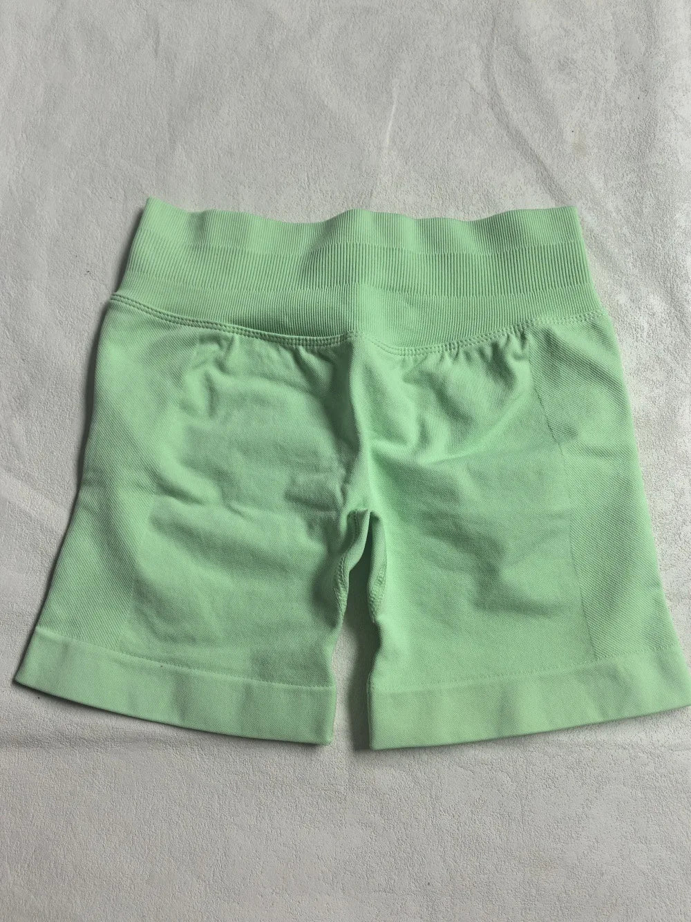 High Elastic Nylon Sports Shorts Women's Three-Way Waist Drawstring Butt Lifting Seamless Low Waist Three-Quarter Length