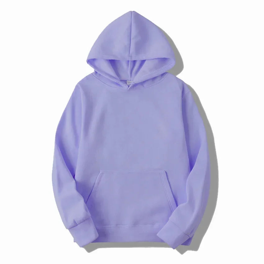 New Fashion Men's Women's Hoodies Spring Autumn Winter Casual Hoodies Sweatshirts Men Tops Solid Color Hoodie Sweatshirt Male - ATFH
