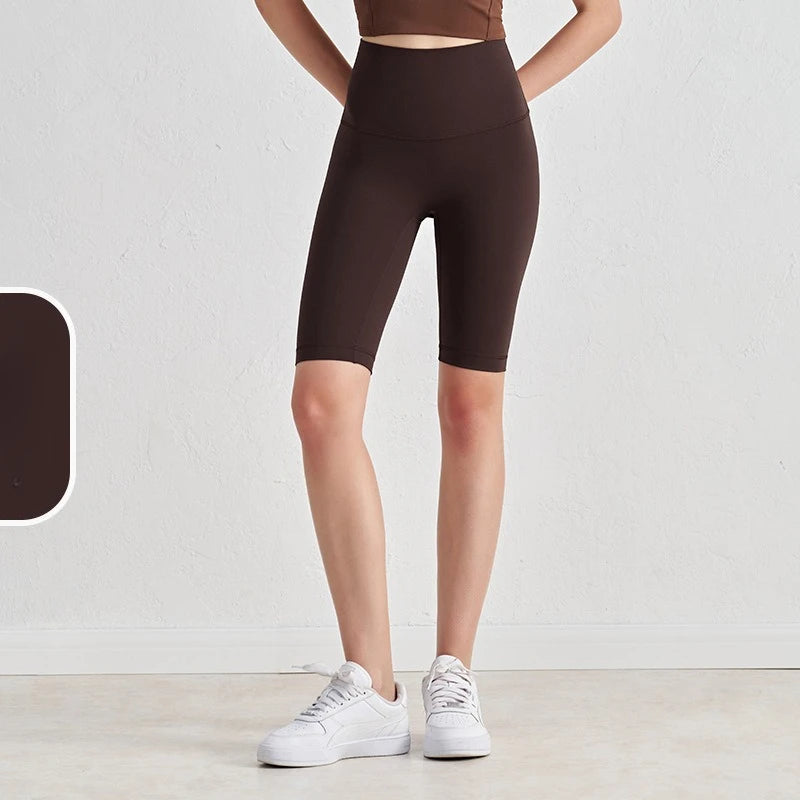 New 35 Colors Naked Feeling Yoga Pants High Waist Seamless Leggings Sport Women Fitness Gym Leggings With Pocket - ATFH