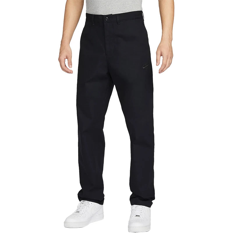Nike Official Authentic 2024 New Men's Woven Casual Comfort Straight-leg Pants FZ5771-010