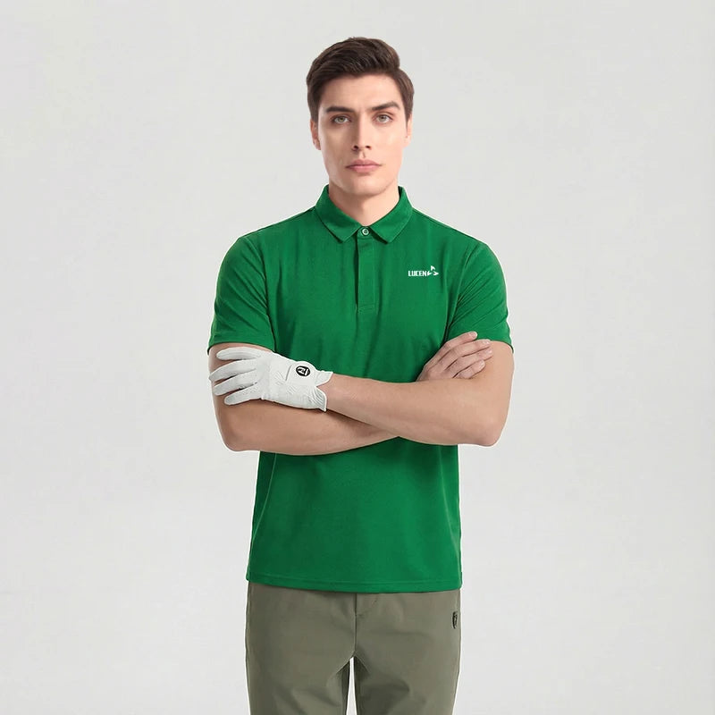 LUCEN Summer fashion high-quality POLO shirts outdoor casual sports short-sleeved T-shirts Tops Breathable Tees