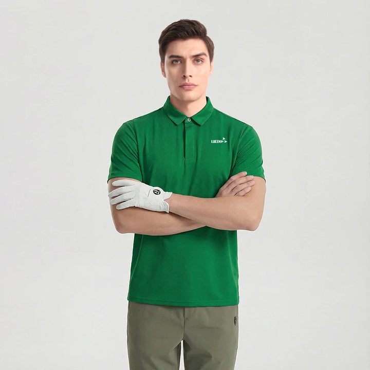 LUCEN Summer fashion high-quality POLO shirts outdoor casual sports short-sleeved T-shirts Tops Breathable Tees