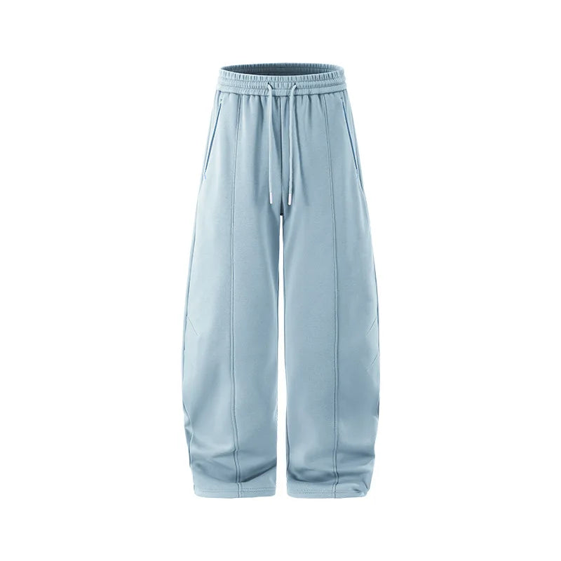 Custom LOGO men's 340G cotton polyester fleece sweater winter new eggshell fleece hoodie scimitar sweatpants couple suit - ATFH