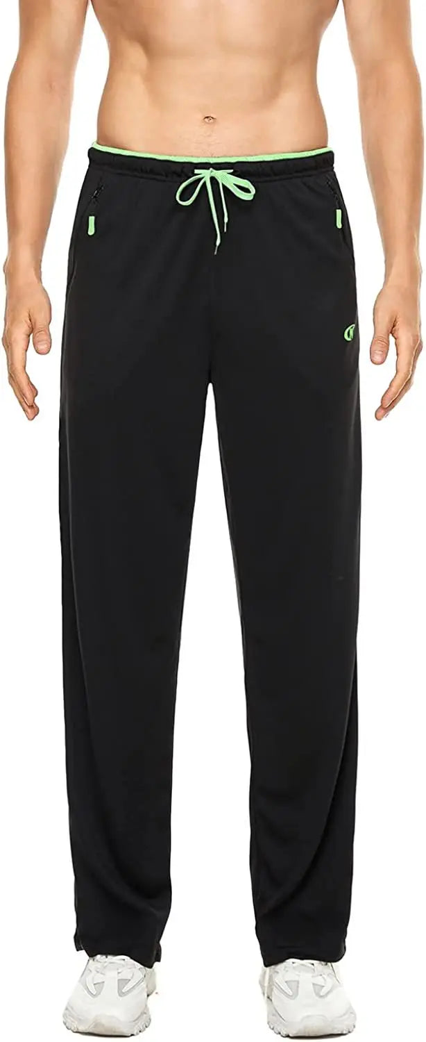 Men Sweatpants Running Sport Pants Drawstring Lightweight Solid Joggers Sport Streetwear Casual Breathable Trousers Tracksuit