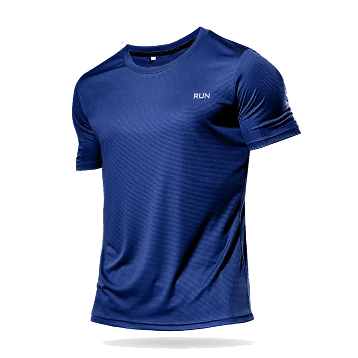 Long and Short-Sleeved T-Shirt Fitness Sports Tops Morning Running Ice Silk Quick Dry Outdoor Mountaineering Gym Clothing Men