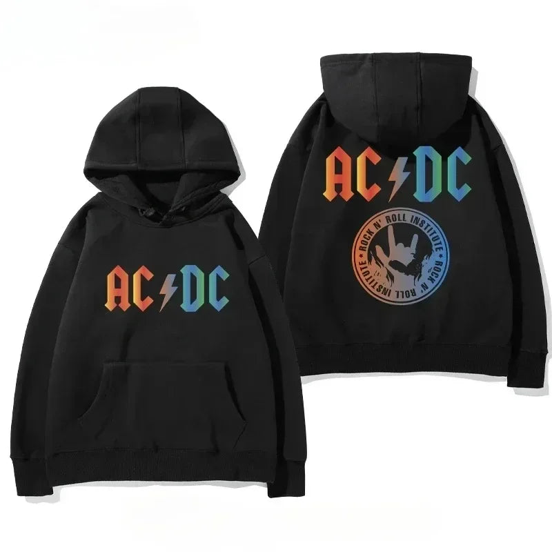 Men's hooded autumn and winter sweatshirts hooded sweatshirts casual retro long-sleeved adult sweatshirts - ATFH