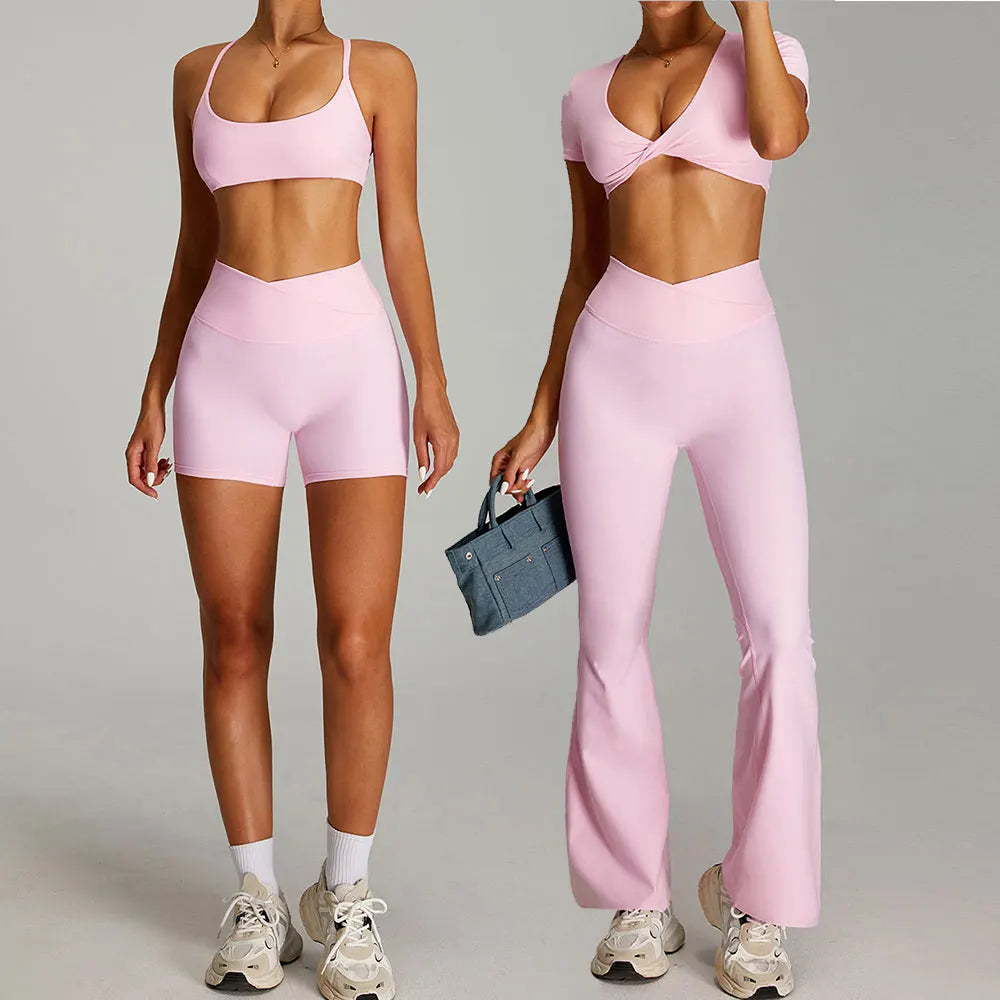 2 Pieces Sportswear Women Yoga Set Gym Clothes Sportswear Yoga Suits Fitness Set Tracksuits Sports Bra Gym Outfits Leggings - ATFH