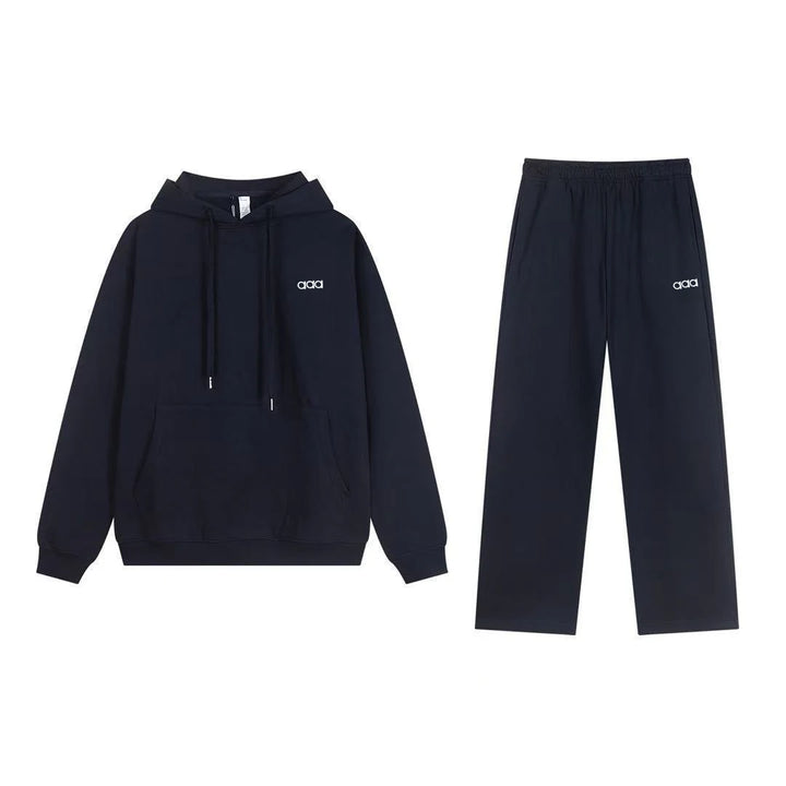 2026 Men's Autumn/Winter Sports and Leisure Top, Pants, Loose and Comfortable Simple Set, Two Piece Set - ATFH