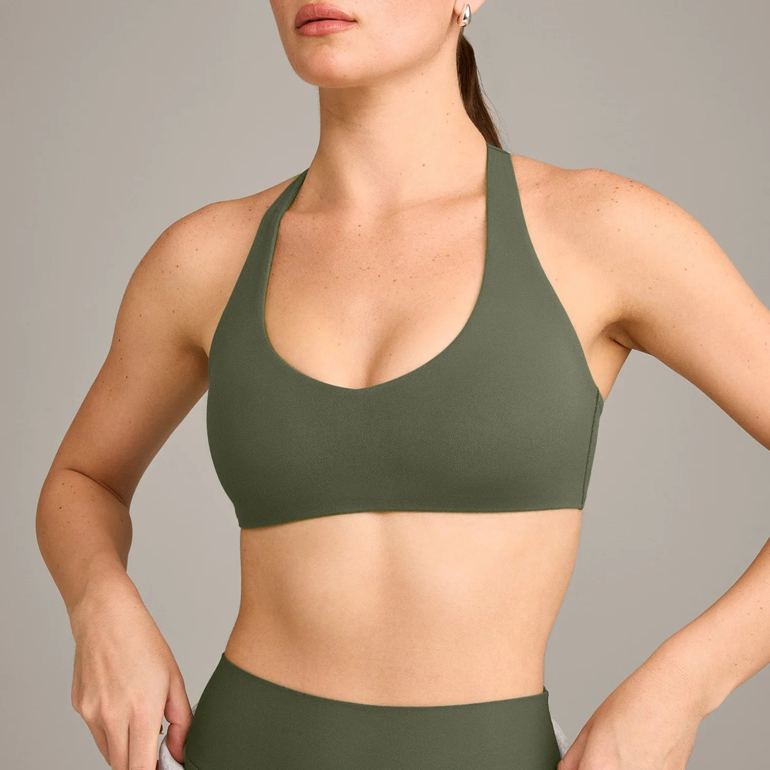 Hearuisavy Summer Sports Bra Women High Impact Running Sweatproof Fitness Bra Push Up Shockproof Yoga Brassiere Workout Top Gym - ATFH