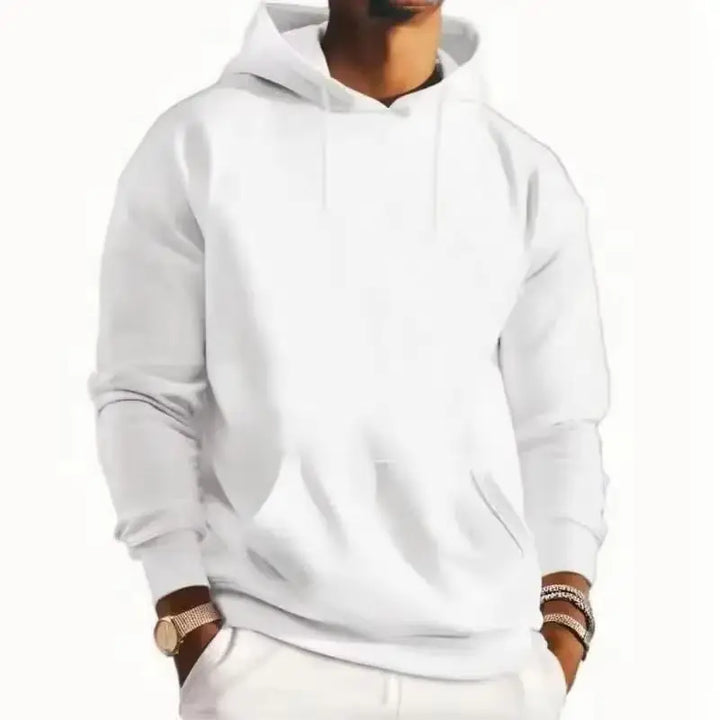 2026 Unisex hoodie high-quality sweater hip-hop fashion casual top trendy spring and autumn solid colorcomfortable new style - ATFH