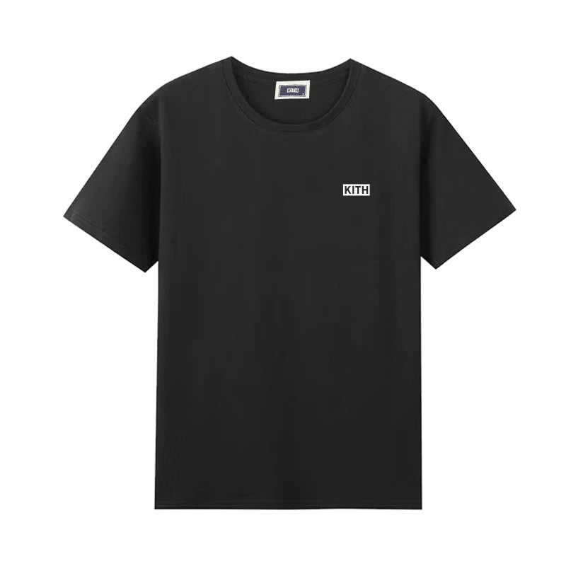 Summer Exported to Japan Korean Cotton Men Women T-shirt Embroidery letter Logo Couple Casual Loose O-Neck Short Sleeve Tees ATFH